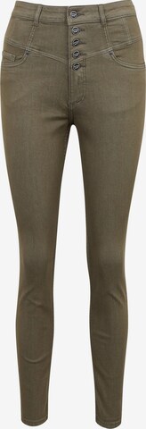 Orsay Skinny Jeans in Green: front