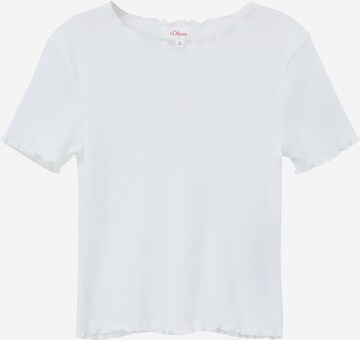 s.Oliver Shirt in White: front