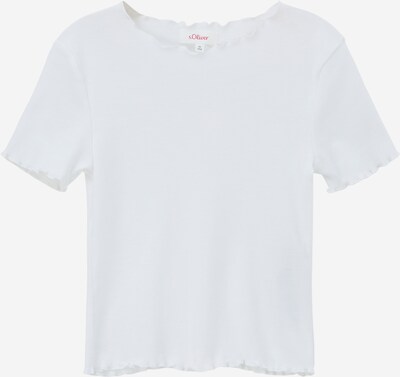 s.Oliver T-Shirt en blanc cassé, Vue avec produit