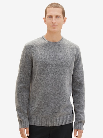 TOM TAILOR Sweater in Grey: front