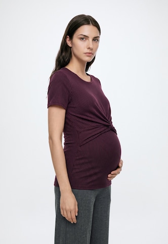 T-shirt 'MLAnli June' MAMALICIOUS en rouge : devant