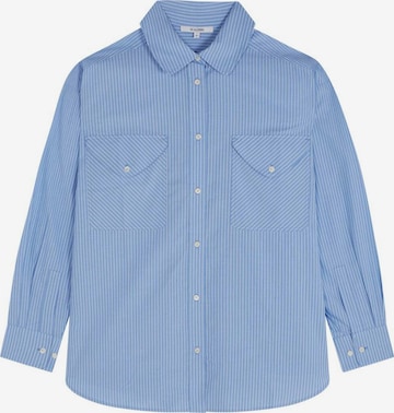 Camicia da donna di Scalpers in blu: frontale