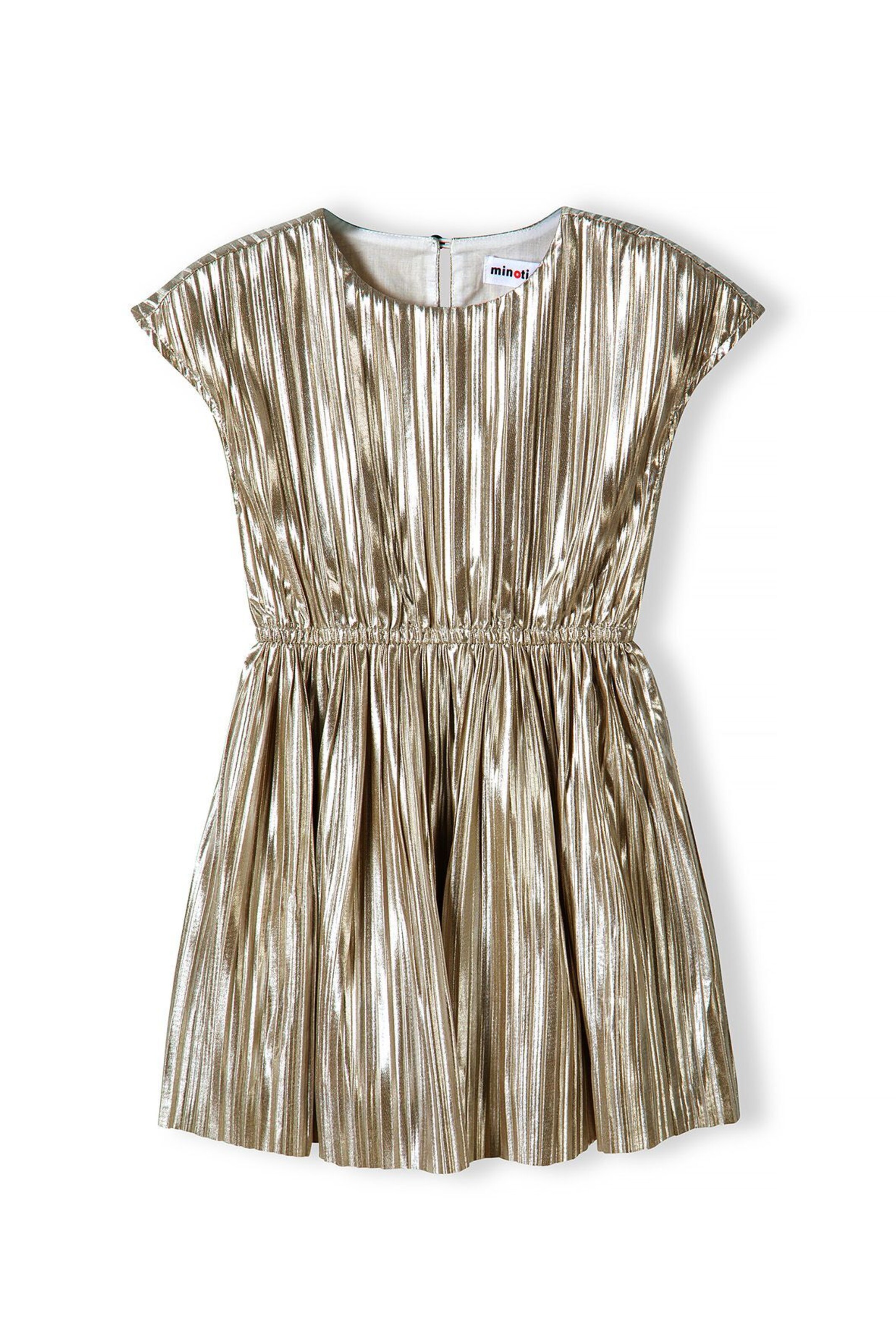 MINOTI Dress in Gold: front