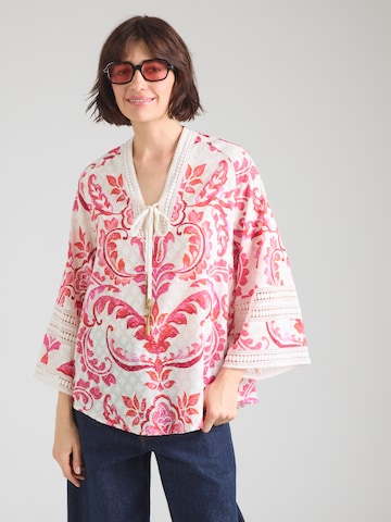 Grace Blouse in Wit: voorkant