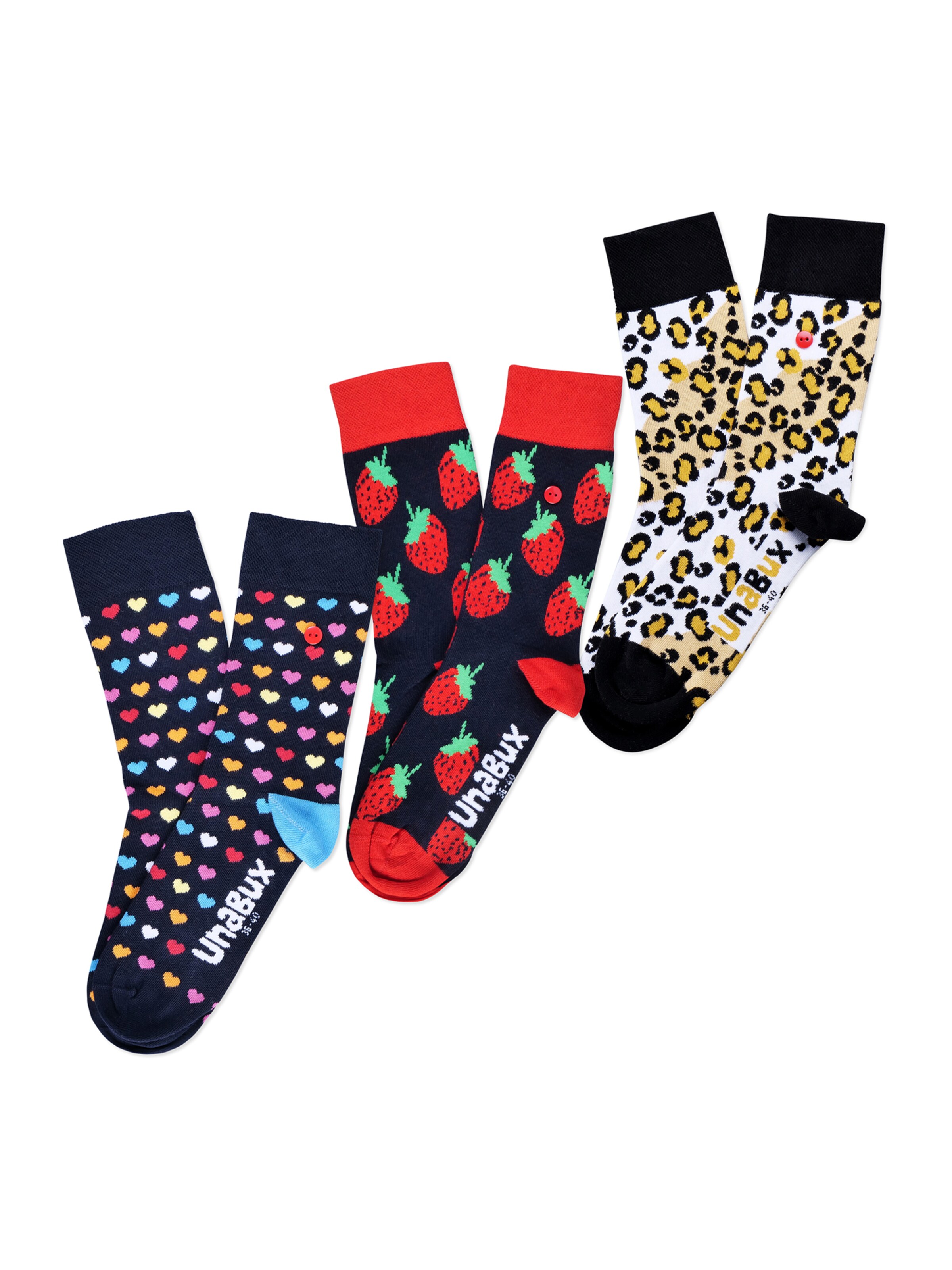 UNABUX Socken in Mischfarben: Vorderseite