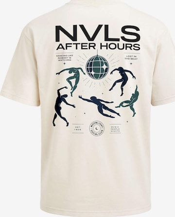 Neverless Shirt 'NVLS After Hours' in Beige: Vorderseite