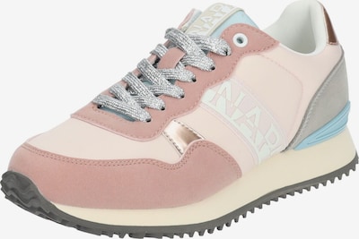 NAPAPIJRI Sneaker low in creme / blau / grau / pink / hellpink, Produktansicht