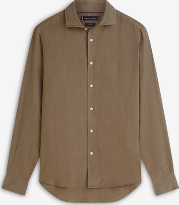TOMMY HILFIGER Slim fit Zakelijk overhemd 'New York' in Groen: voorkant