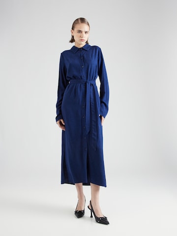 Robe-chemise 'Norra' minimum en bleu : devant