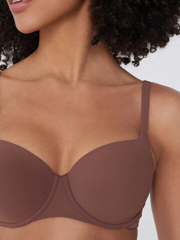 Tezenis T-shirt Bra in Brown