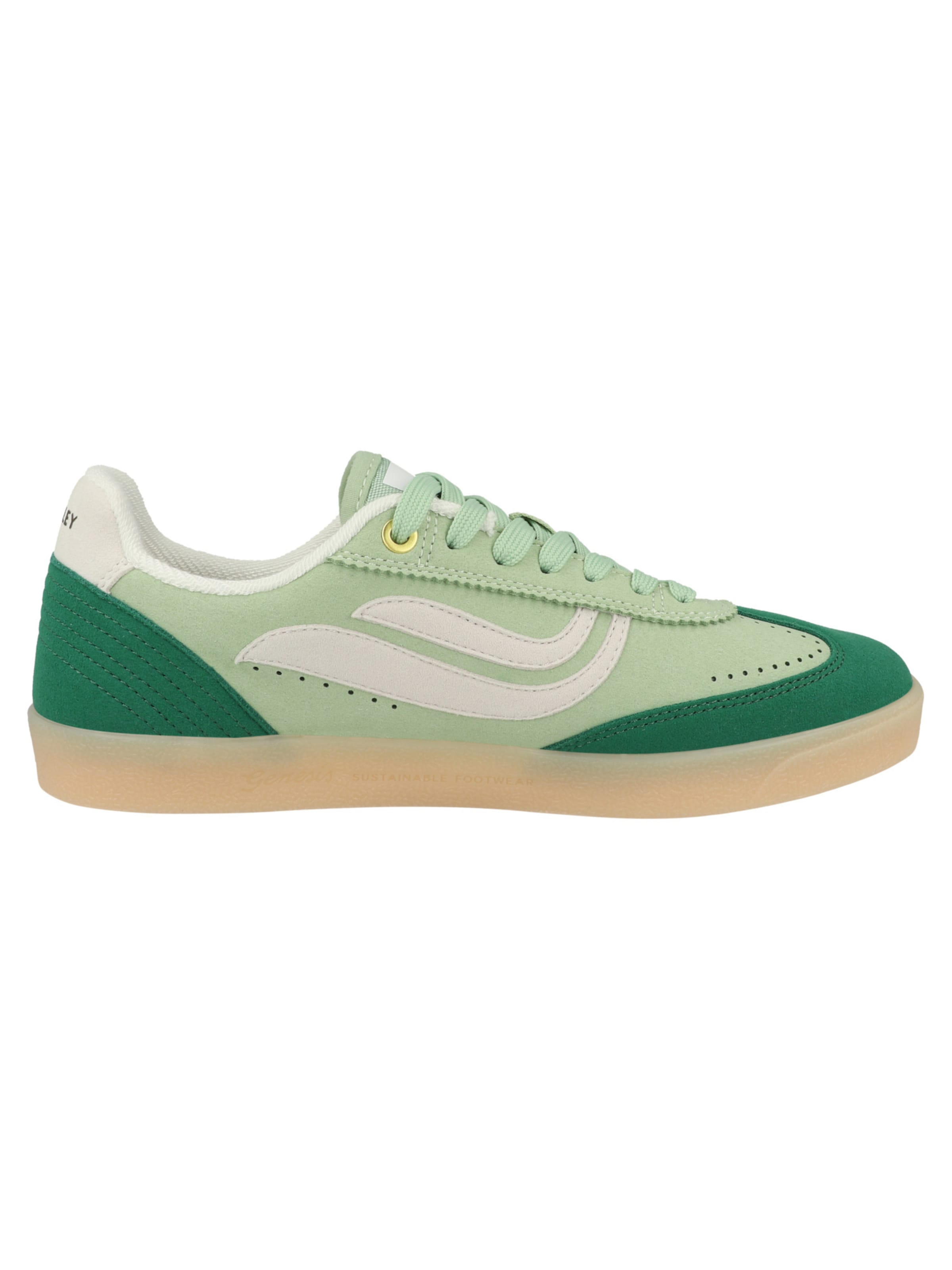 GENESIS Sneakers laag ' Volley Hairy ' in Groen