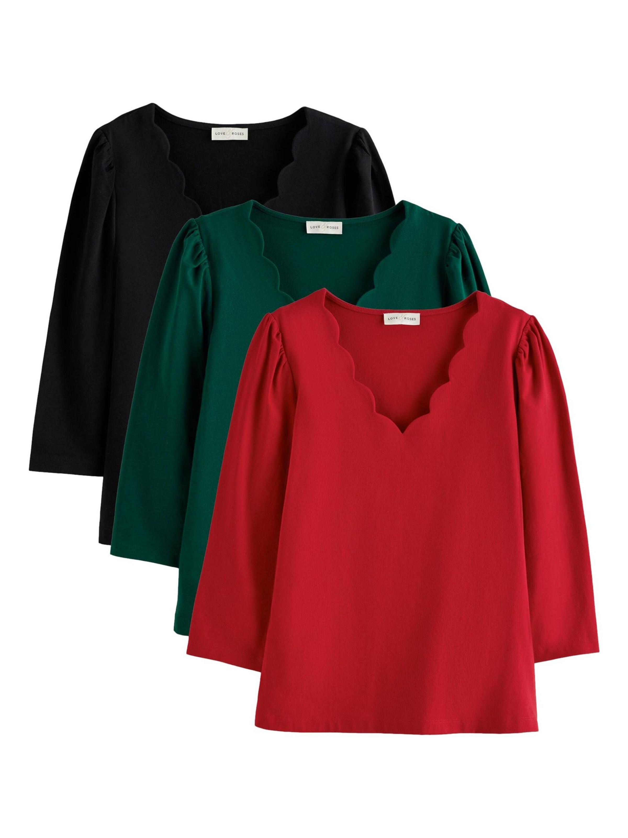 love & roses Shirts i blandingsfarvet: forside