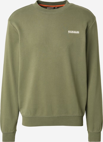 Sweat-shirt NAPAPIJRI en vert : devant