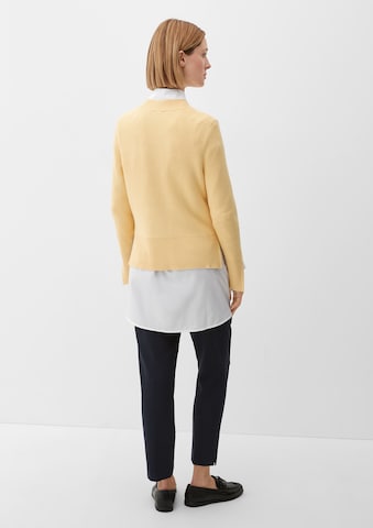 s.Oliver BLACK LABEL Sweater in Yellow