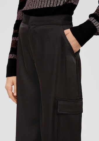 Effilé Pantalon s.Oliver en noir