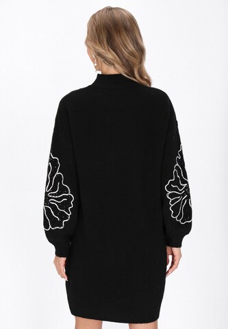 Robes en maille IZIA en noir