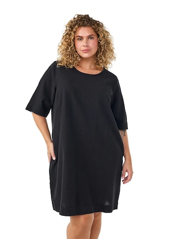 Rochie 'Jeasy' de la Zizzi pe negru: față