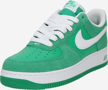 Nike Sportswear - Sapatilhas baixas 'AIR FORCE 1 '07 LV8' em verde: frente