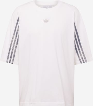 ADIDAS ORIGINALS Shirt in White: front