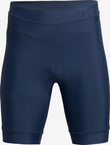 Coupe slim Pantalon de sport 4F en bleu : devant