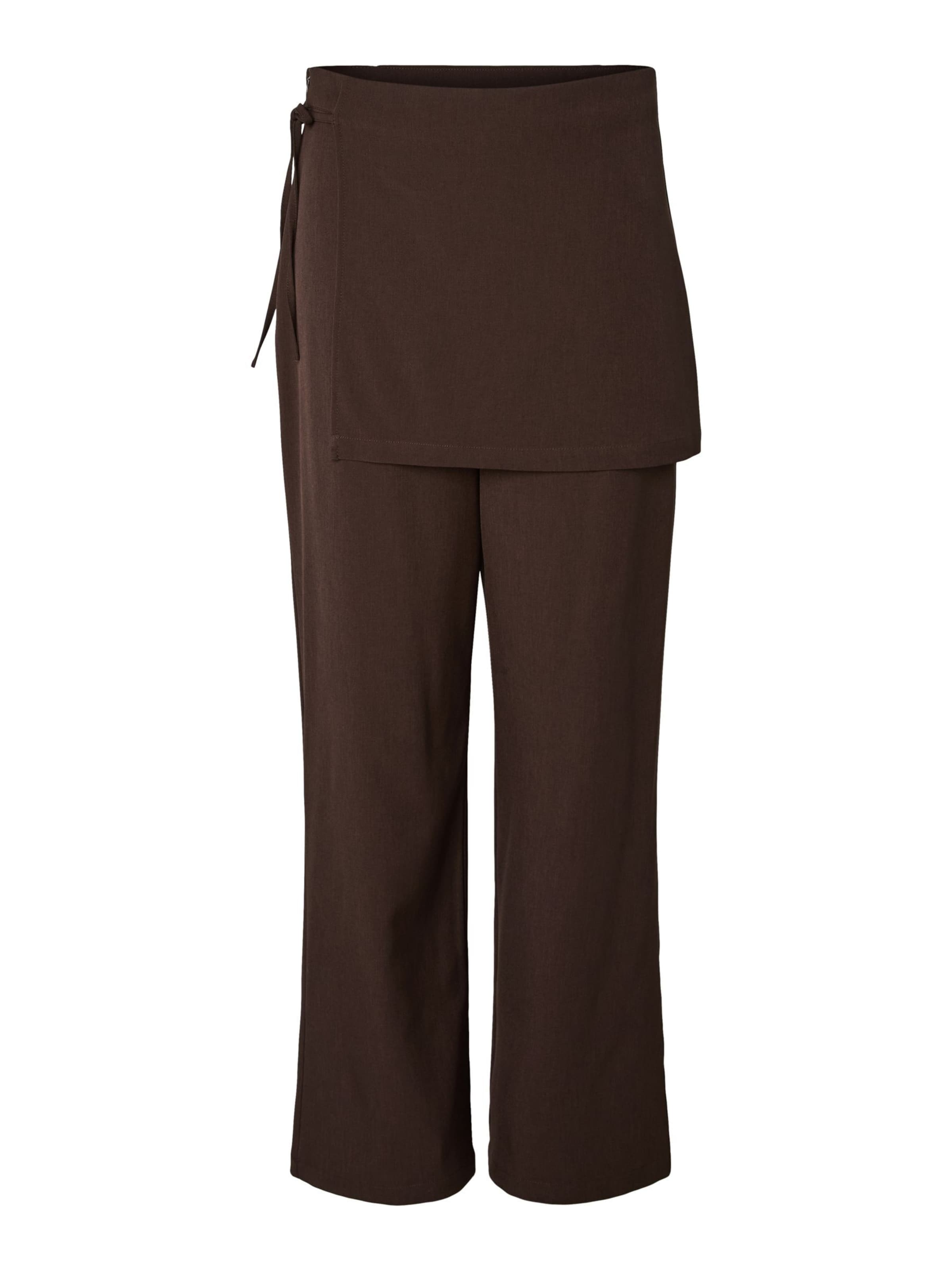 Pantaloni 'PCJossa' di PIECES in marrone: frontale