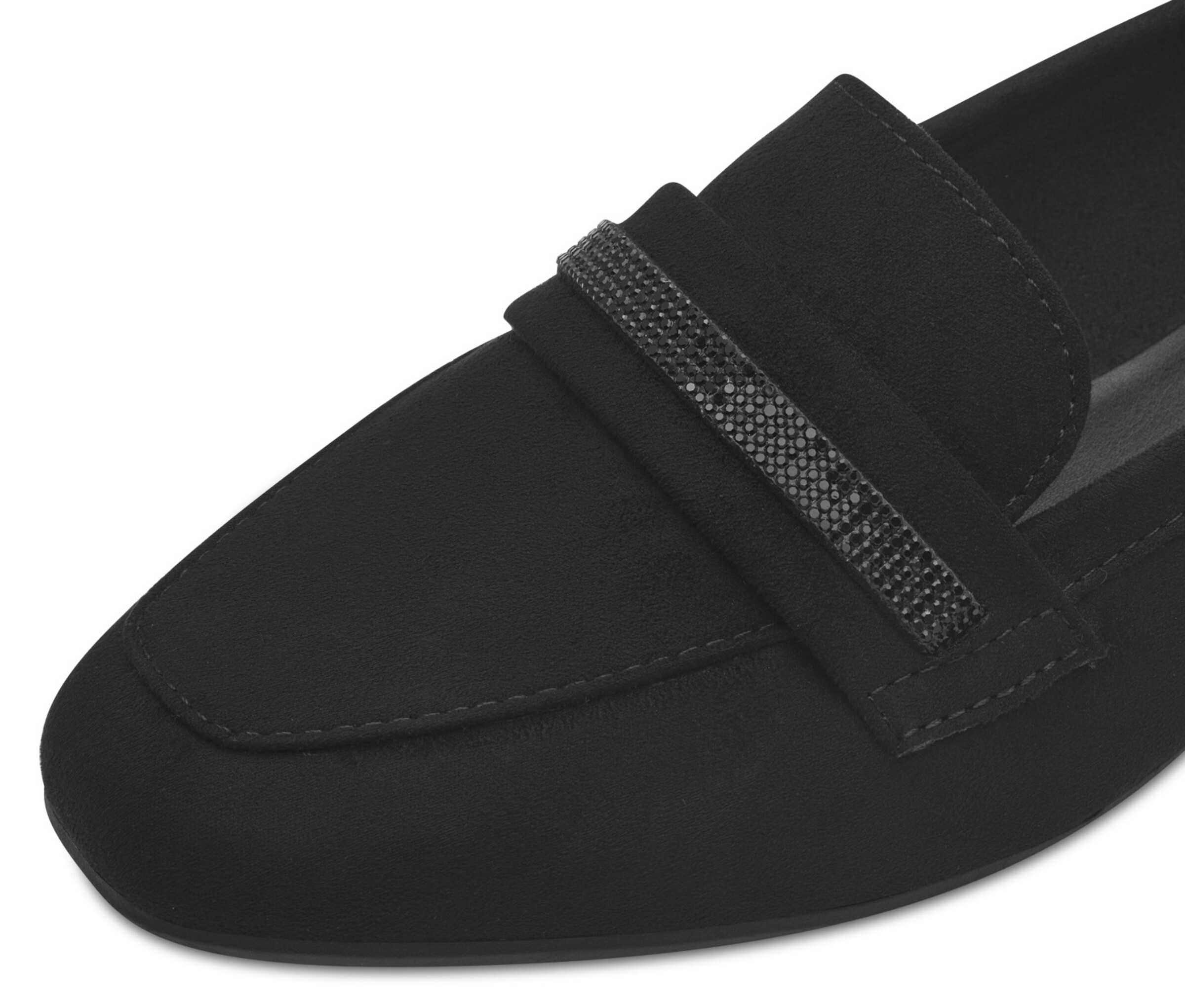 MARCO TOZZI Slipper in Schwarz