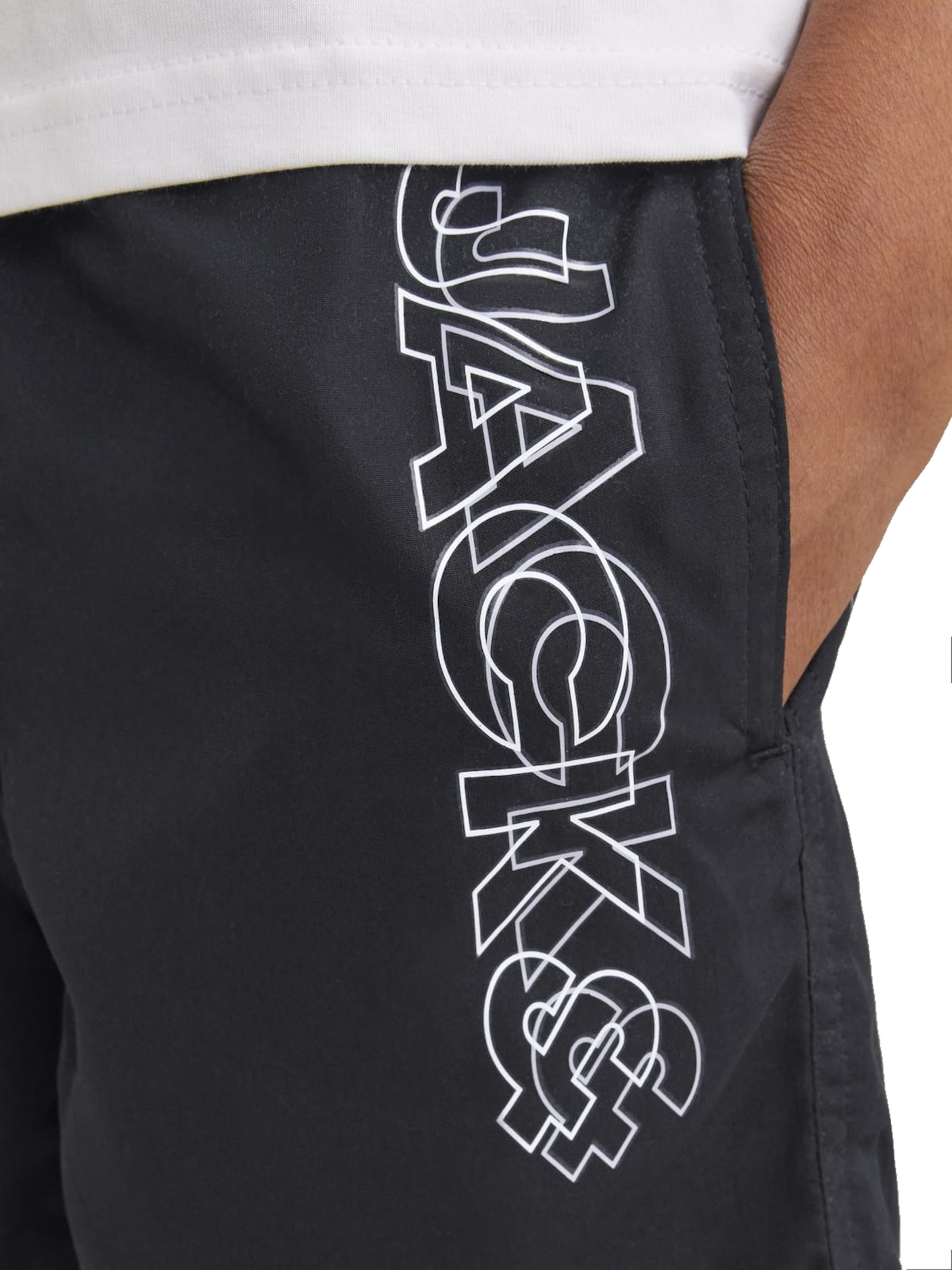 Pantaloncini da bagno 'JJFiji' di Jack & Jones Junior in nero