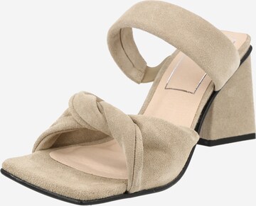 VERO MODA Muiltjes 'Briella' in Beige: voorkant