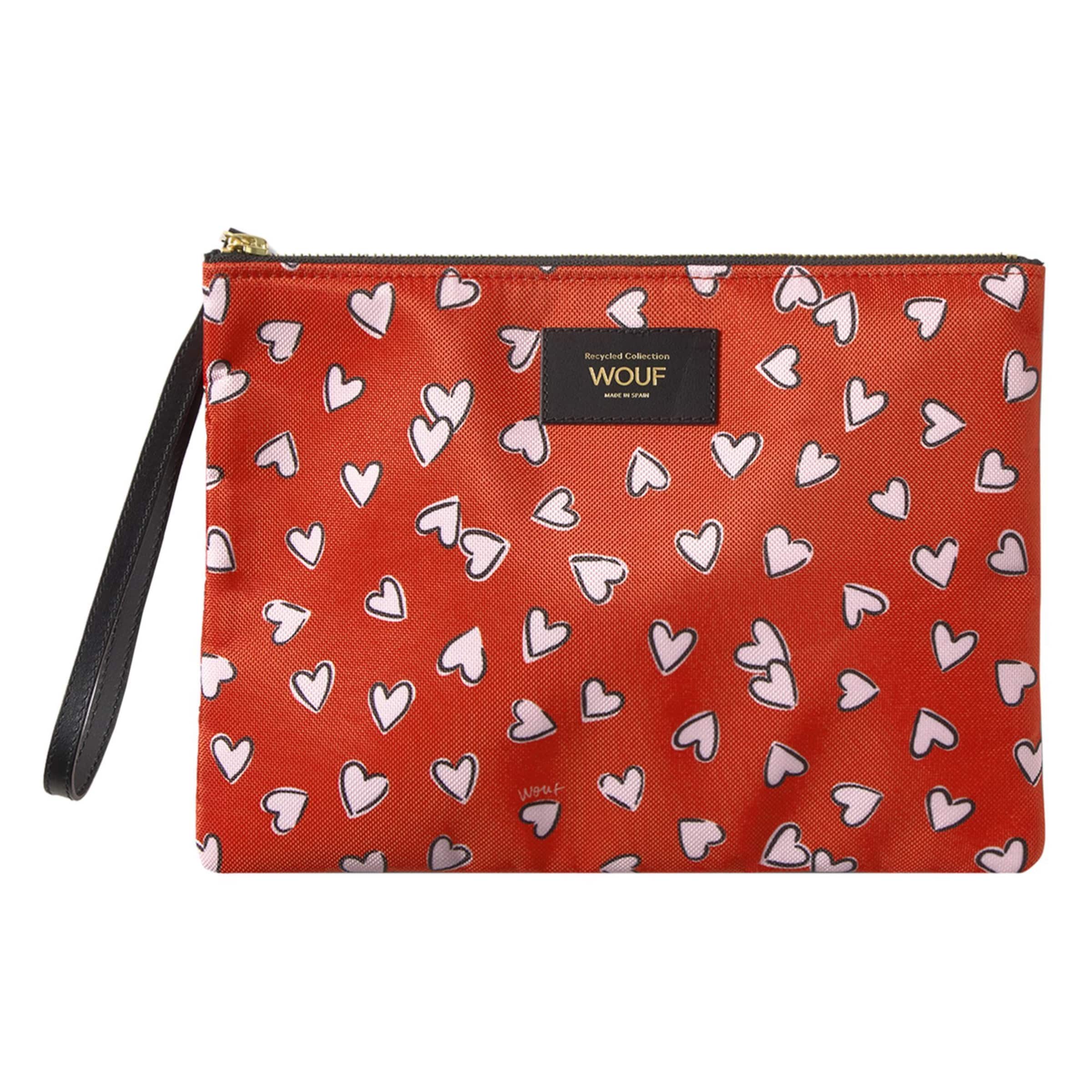 Wouf Toiletry bag in Red: front