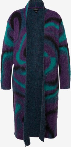 Cardigan Ulla Popken en violet : devant