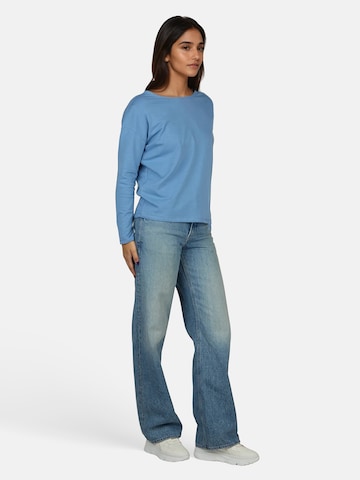 salzhaut Shirt 'UNNERWEGS' in Blauw