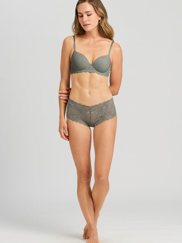 Hanro T-shirt Bra ' Moments ' in Grey