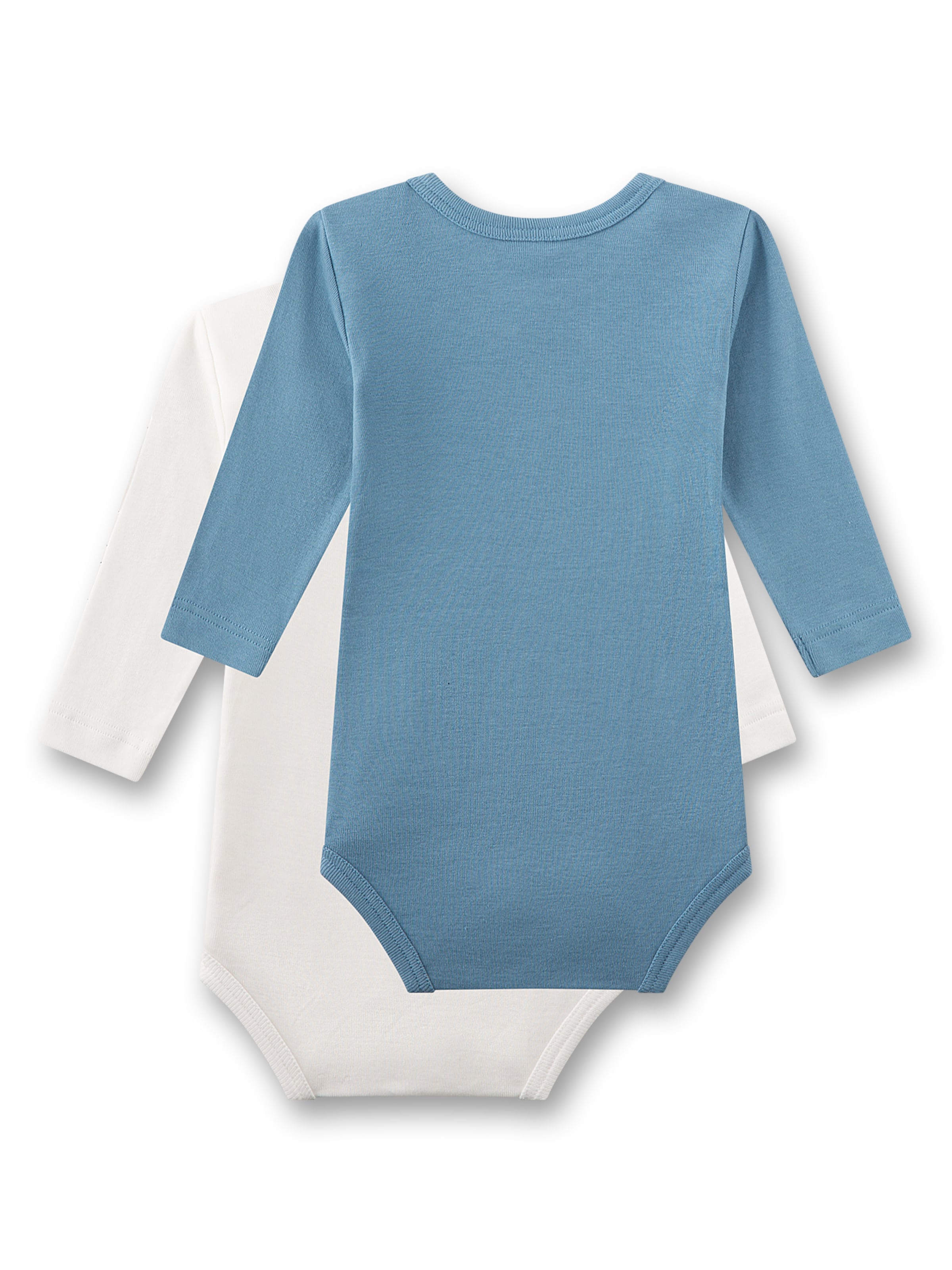 Tutina / body per bambino di Sanetta in blu