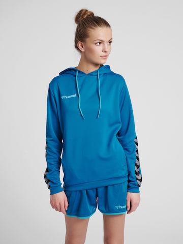 Hummel Athletic Sweatshirt in Blue: front