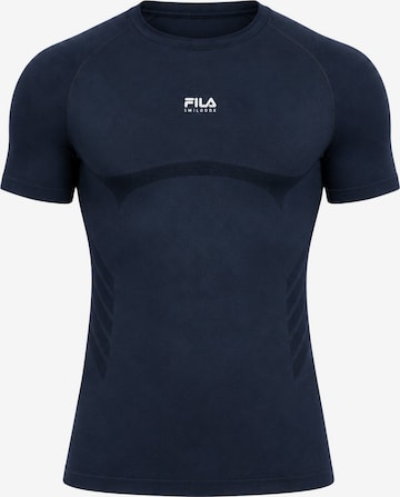 T-Shirt fonctionnel 'Varallo' Smilodox en bleu : devant