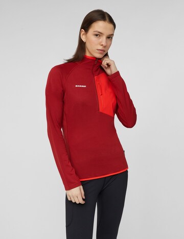 MAMMUT Sportpullover  ‘Aenergy Light ' in Rot: Vorderseite