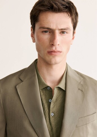 MANGO MAN Regular fit Suit Jacket 'Eden' in Green