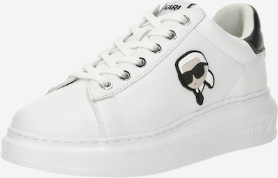 Sportbačiai be auliuko iš Karl Lagerfeld, spalva – smėlio spalva / juoda / balta, Prekių apžvalga