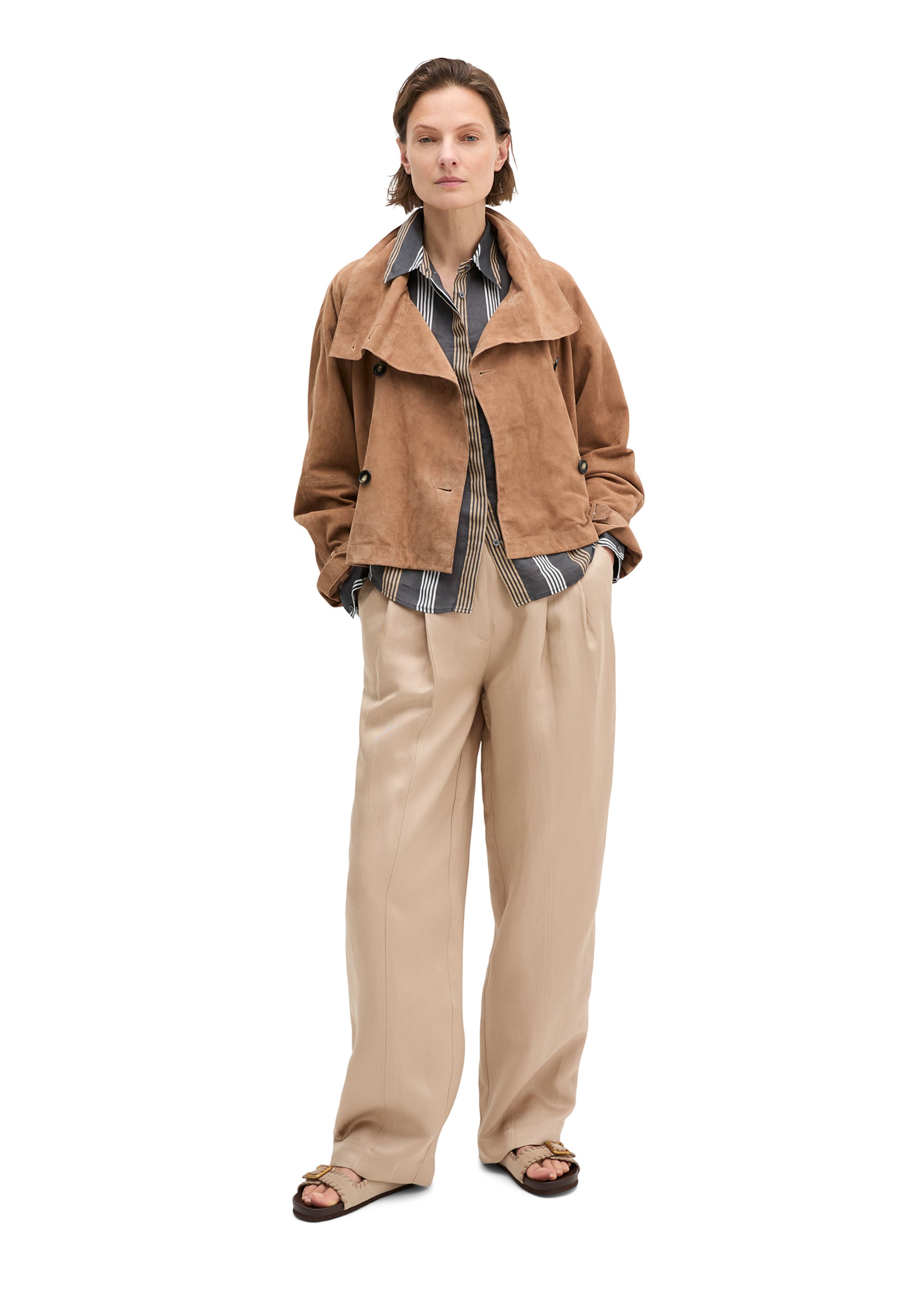 Veste mi-saison Marc O'Polo en marron