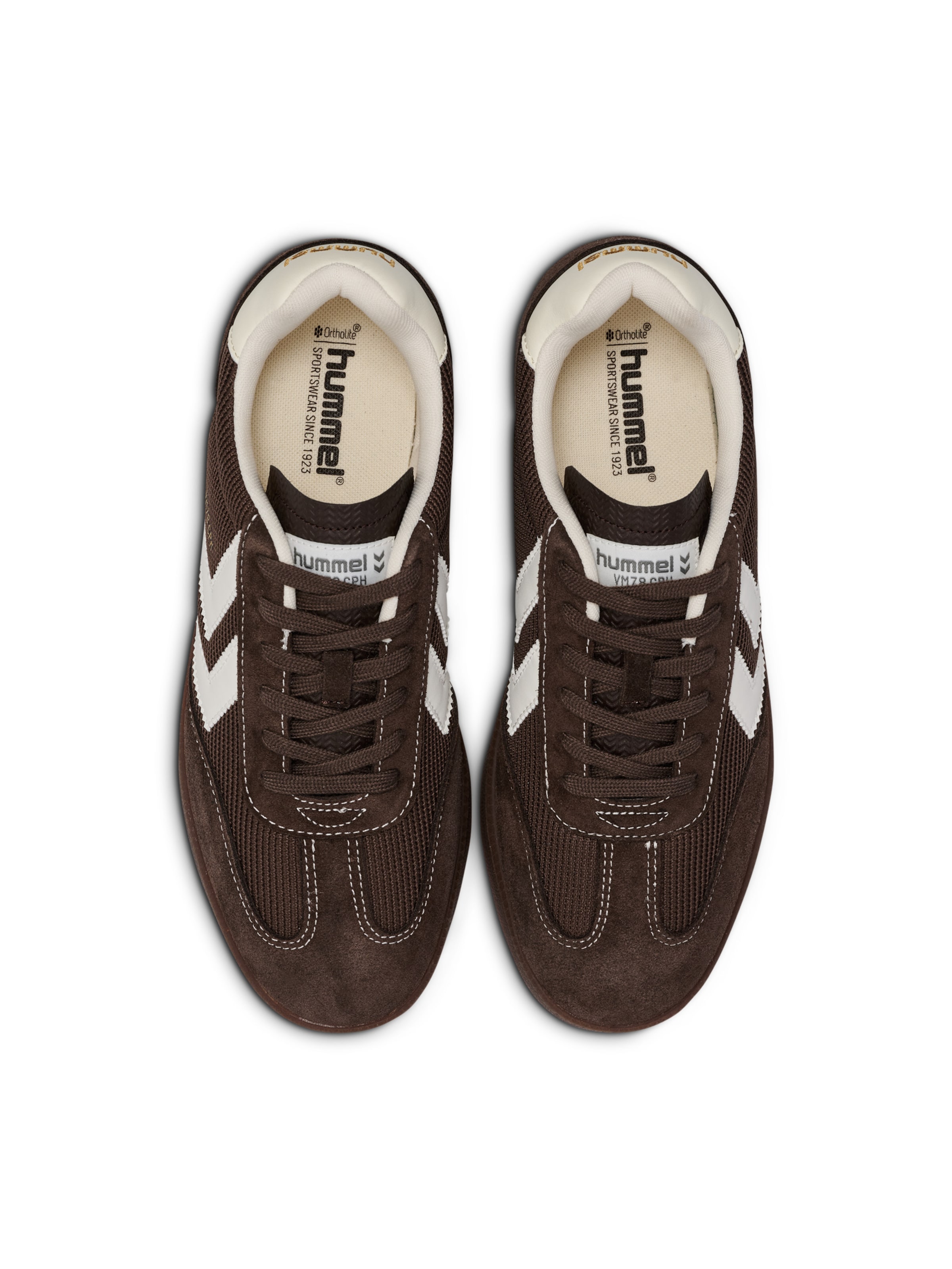 Baskets basses Hummel en marron