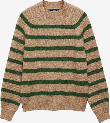 MANGO Sweater 'HUMMUS' in Green: front