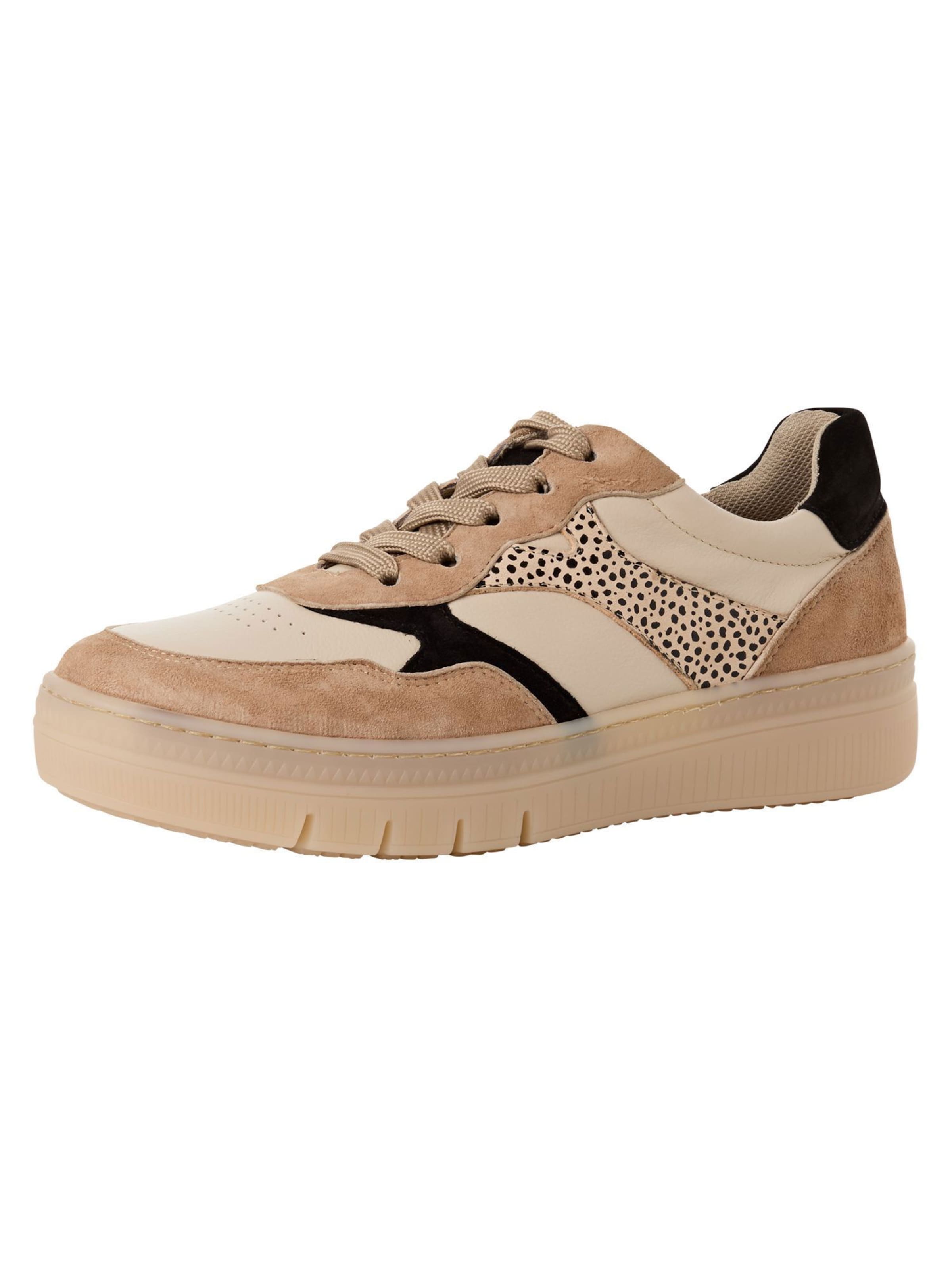 Tamaris Platform trainers in Beige: front