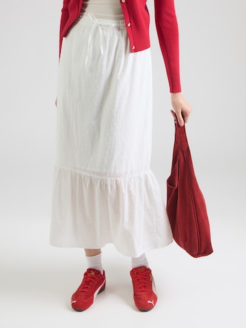 Jupe 'VMTRINE' VERO MODA en blanc : devant