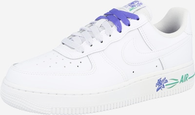 Nike Sportswear Sneaker 'Air Force 1 '07' in 36 in grün / violettblau / weiß, Produktansicht