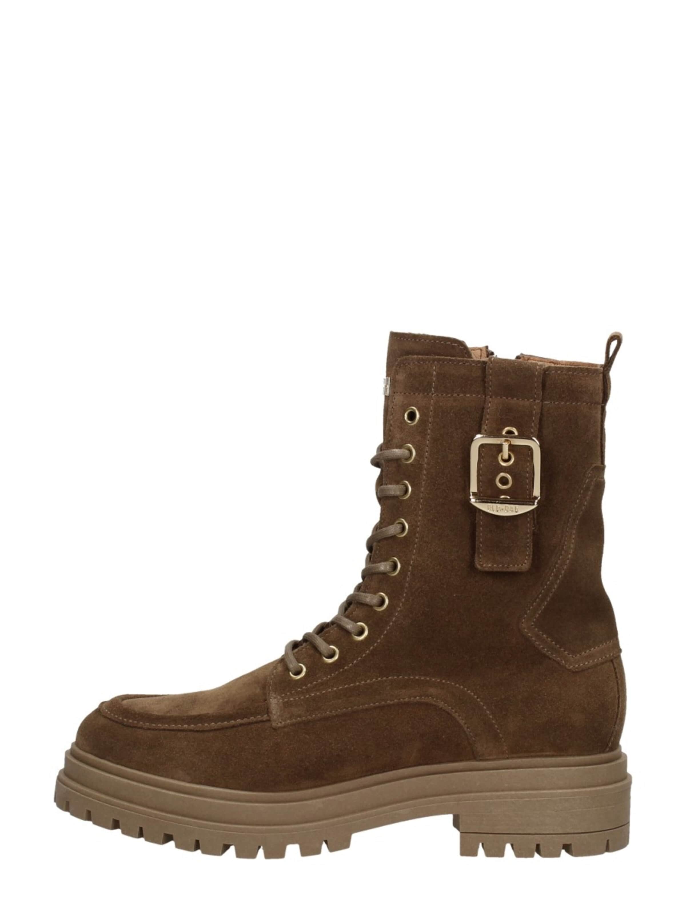 Red-Rag Lace-Up Shoes 'Veterschoenen Hoog' in Grey: front