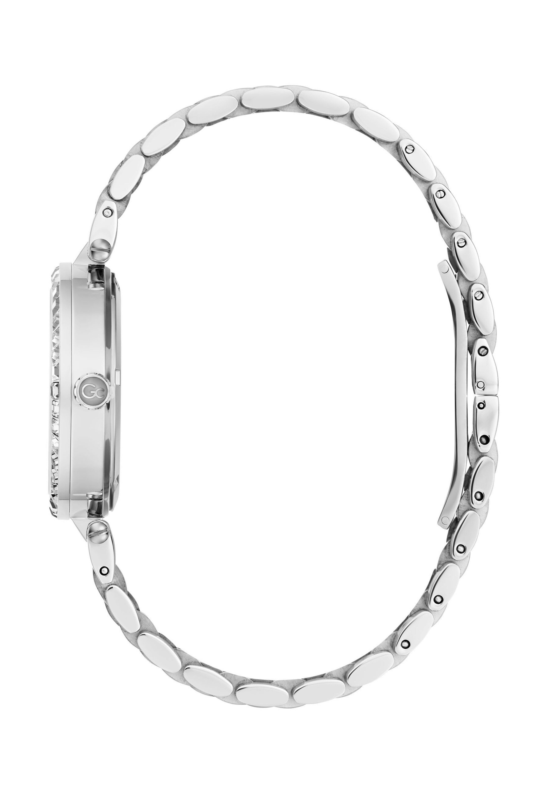 Gc Analogt ur 'Flair Crystal ' i sølv