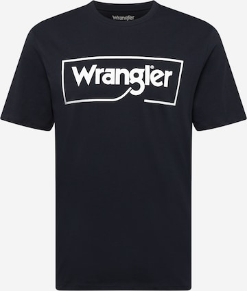 WRANGLER Shirt in Zwart: voorkant