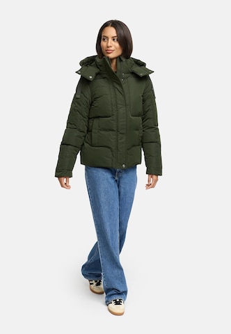 NAVAHOO Winter jacket 'Zauberlicht 14' in Green: front