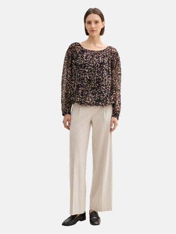 TOM TAILOR Blouse in Bruin