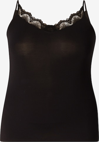 BASE LEVEL CURVY Top in Schwarz: Vorderseite